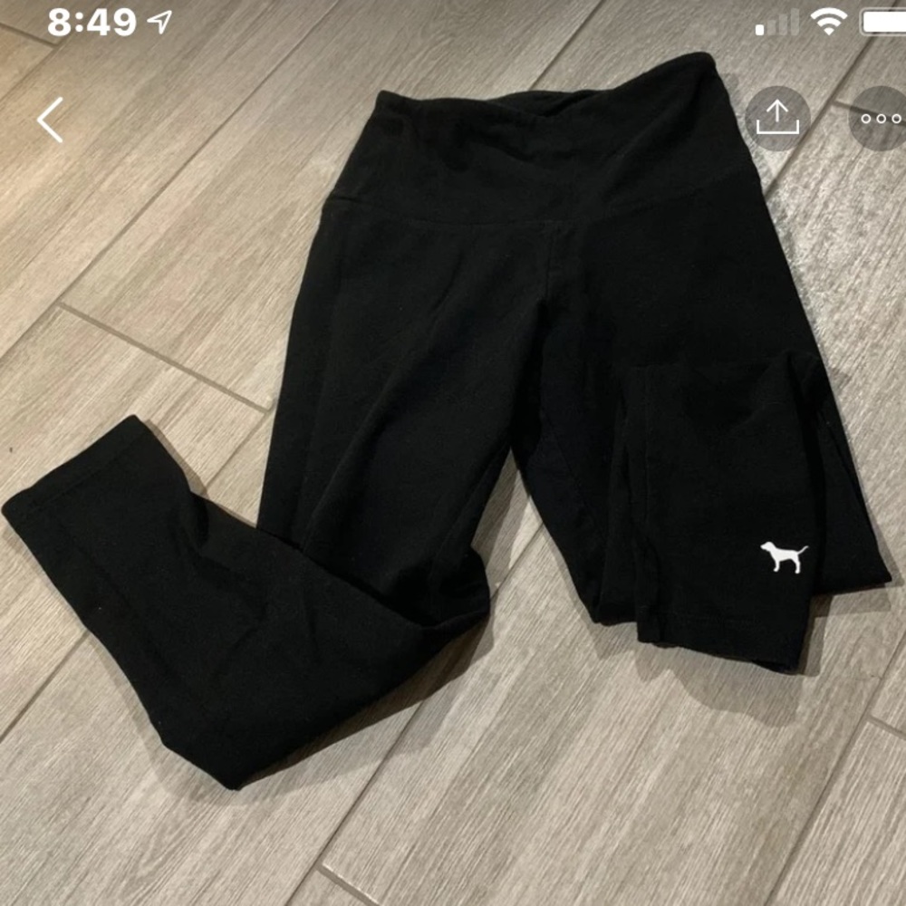 Black leggings by PINK